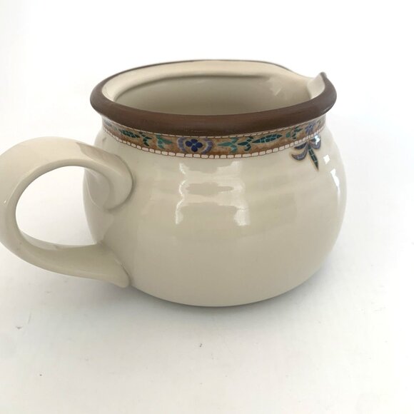 Noritake Chaparral Round Gravy Boat Pitcher 8482 Stoneware 4.5" Width - Picture 4 of 8